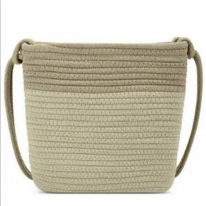 Inc International Concepts Kasie Rope Crossbody Bag Beige